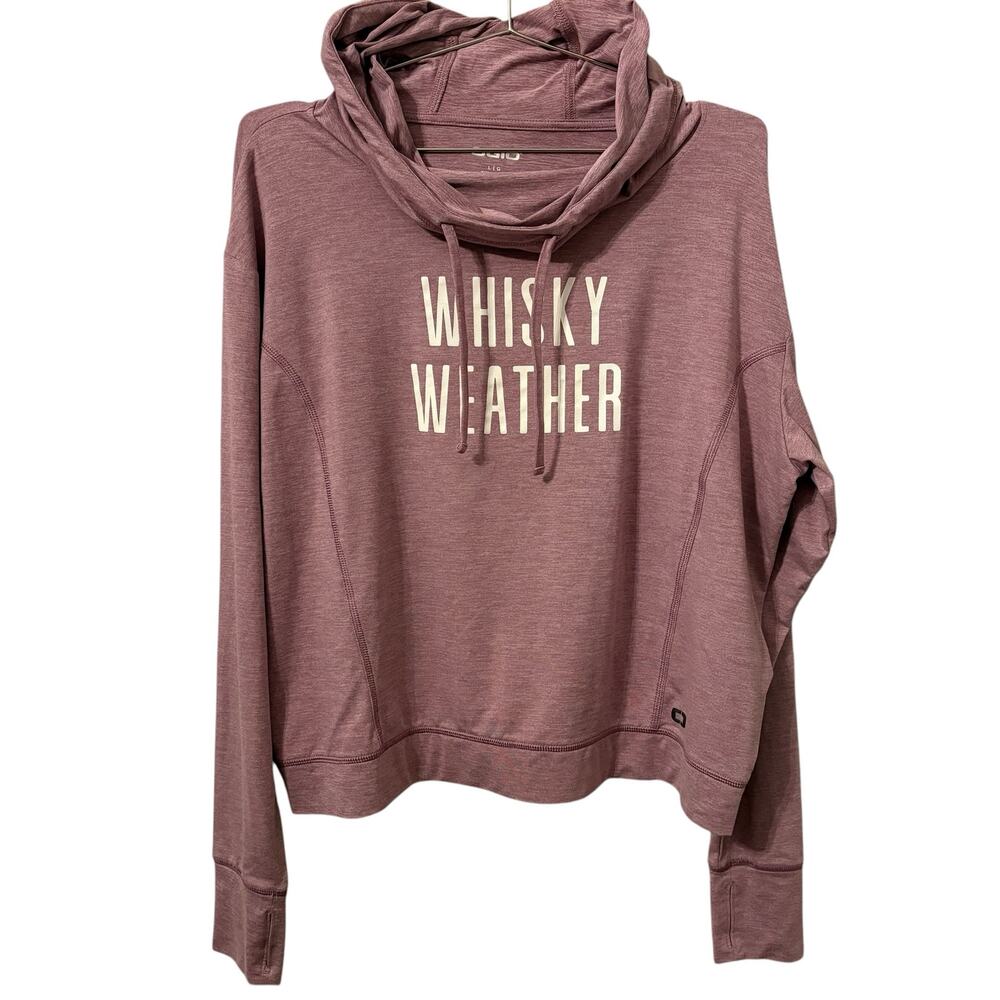OGIO Women's Lilac Heather Endurance Force Whiskey Weather Hoodie L